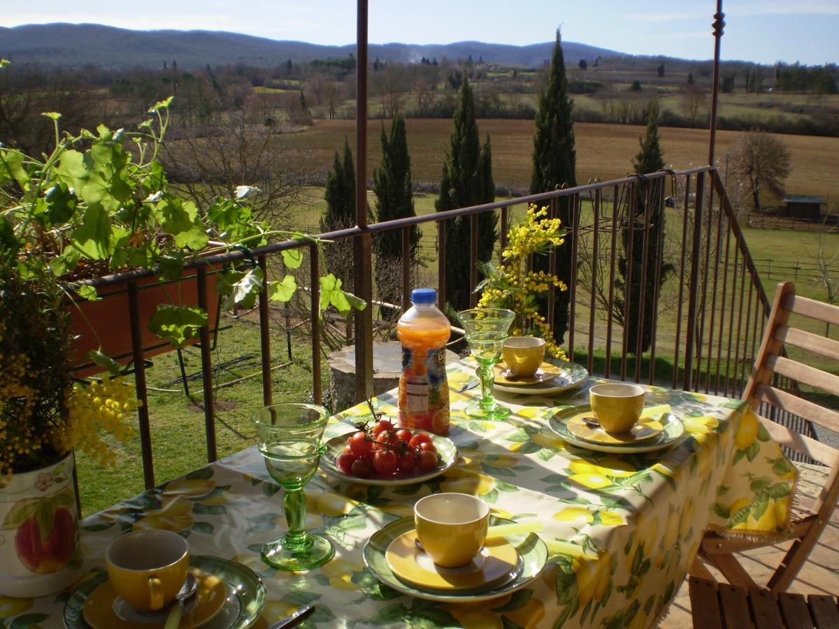 La Casa Del Fattore Monteriggioni Buitenkant foto